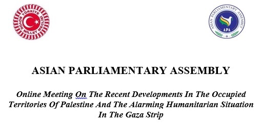  Online Meeting On The Recent Developments In The Occupied Territories Of Palestine And The Alarming Humanitarian Situation In The Gaza Strip 